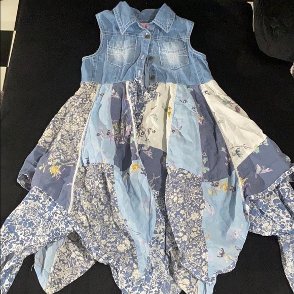 Long denim dress - Picture 1 of 2